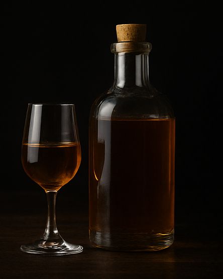 Boca i čaša za liker